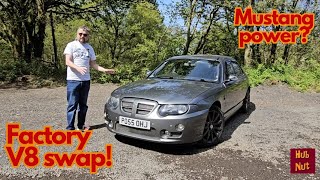 Factory V8 swap MG ZT 260  Mustang power [upl. by Cad]