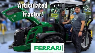 The FERRARI of Tractors REALLY Ferrari Articulated Compact Tractor [upl. by Huai]