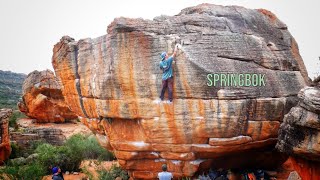 Dan Gajda on SPRINGBOK V7  Rocklands South Africa [upl. by Suiluj]