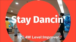 Stay Dancin Line Dance  Improver  Demo 강남문화재단 세곡 문화센터 라인댄스 수업중 영상 [upl. by Norek33]