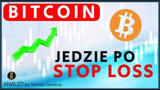 BITCOIN JEDZIE PO STOP LOSS  ANALIZA btc krypto kryptowaluty [upl. by Nilyarg919]