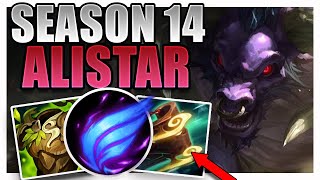 SEASON 14 ALISTAR SUPPORT GAMEPLAY GUIDE [upl. by Griseldis233]