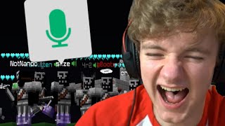 Funniest Moments of Minecraft Voice Chat Roxbot [upl. by Olette]