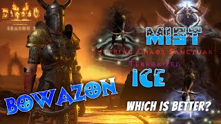 D2R Cold Bowazon  Ice  Mist  Terrorized Chaos Sanctuary  Patch 25 [upl. by Annie118]