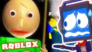 BALDI IN ROBLOX  Baldis Basics in Education and Learning Weird School Horror Game [upl. by Sillad206]