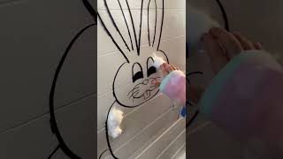 Fun amp Simple Sticky Easter Bunny Activity for Toddlers [upl. by Ahsiet]