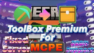 ToolBox Premium for MCPE 12051 With 32Bit Support and Infinite Premium  Fixed Server  No Ad [upl. by Tenaej]