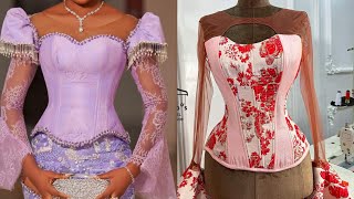 VICTORIAN CORSET PATTERN  LEARN HOW TO CUT A WAIST SNATCHING VICTORIAN CORSET WITH YOKE letusdraft [upl. by Ally]