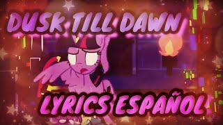 DUSK TILL DAWN  LYRICS ESPAÑOL  VS TWILIGHT SPARKLE GLITCH  FNF X PIBBY [upl. by Hermon]