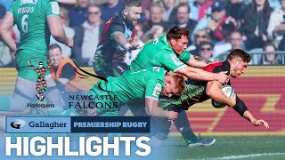 Harlequins v Newcastle  HIGHLIGHTS  Fantastic 10 Try Game  Gallagher Premiership 202223 [upl. by Farrah]