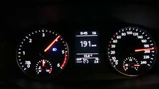 VW Caravelle 20 TDI 204 HP DSG acceleration 0195 kmh [upl. by Ivon]