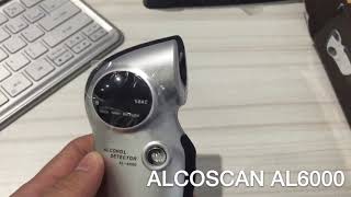 Tutorial ALCOSCAN AL6000 Alcohol Detector Pendeteksi Alkohol [upl. by Cirilo859]