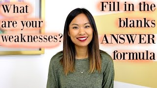 What are Your Weaknesses  Sample Answer [upl. by Aydan]