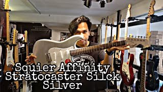 Squier Affinity Stratocaster Silck Silver  Sound Sample [upl. by Kathrine]