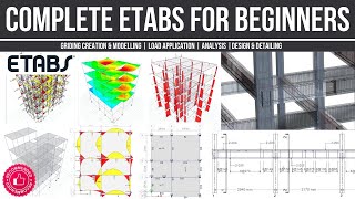 Complete ETABS Structure Design in ETABS 2021 [upl. by Eniliuqcaj]