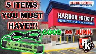 5 HARBOR FREIGHT ITEMS YOU MUST HAVE FOR YOUR TOOLBOX harborfreight icon toolreviews tools diy [upl. by Anerys]