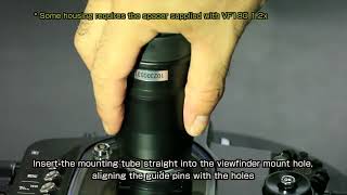 How to mount VF180 12x  VF45 12x Viewfinders [upl. by Herald]