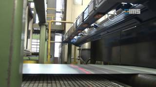 Strip Flatness Measuring System – Camera Cluster System CCS in hotdip galvanizing line [upl. by Llednik60]