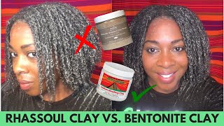 Rhassoul Clay vs Bentonite Clay for Natural Hair How to Grow Healthy Hair Fast [upl. by Cuthburt303]