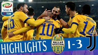 Hellas Verona  Juventus 13  Highlights  Giornata 19  Serie A TIM 201718 [upl. by Pulcheria]