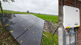 Off Grid met SMA Hybride omvormer en 32 zonnepanelen en automatische schakeling voor backup details [upl. by Sosna421]