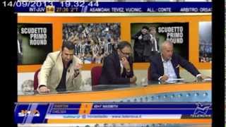 InterJuve Gambaro quotInter da scudettoquot Ma arriva il gol di Vidal [upl. by Giardap]