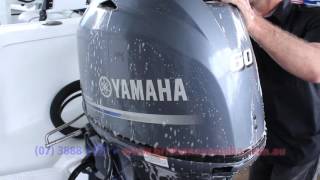 How to flush your motor  presented by Brisbane Yamaha [upl. by Meehahs772]