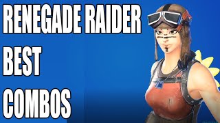 BEST COMBOS for RENEGADE RAIDER Skin  Fortnite [upl. by Oyam]