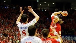 EHF EURO 2014  DENMARK vs CROATIA  Final Round Semifinal [upl. by Anhpad]