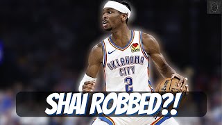 Was Shai GilgeousAlexander Really Robbed NBA News [upl. by Anyahc36]