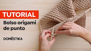 Tutorial TEJIDO Cómo hacer un BOLSO ORIGAMI JAPONÉS  Marta Porcel de Creativa Atelier  Domestika [upl. by Knute230]