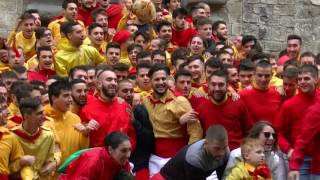 GUBBIO  FESTA DEI CERI MEZZANI 2017  SANTUBALDARI [upl. by Amhsirak375]