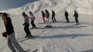 Met de beginners van de blauwe piste nummer 13 in Hochfügen [upl. by Kaia]