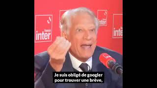 Villepin Les médias nen parlent pas cest un des plus grand scandale historique de notre siècle quot [upl. by Assilac38]