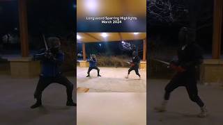 Longsword Sparring Highlights  March 24 [upl. by Ramedlaw257]