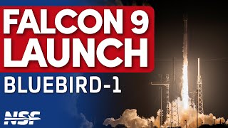 SpaceX Falcon 9 Launches Bluebird1 [upl. by Itsuj12]