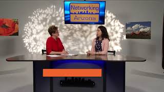 Viviane Chauvet visits Carol Blonder on Networking Arizona TV show 2 [upl. by Nae]