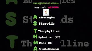 Management of ASTHMA pharmacology💊 AsthmapharmacologyNursingofficer [upl. by Norha186]