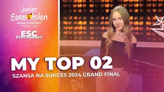 Szansa na Sukces 2024 🇵🇱  Grand Final  MY TOP 2  Junior Eurovision 2024 [upl. by Assyn273]