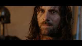 Aragorn receives Anduril forged from the shards of Narsil [upl. by Barabbas]