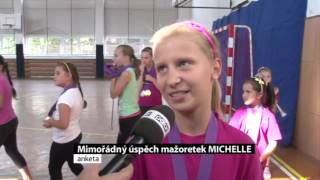 TV Polar  Mažoretky MICHELLE Karviná  Mistryně světa 2013 [upl. by Yoong]