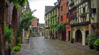 Riquewihr  Elsass  Menschenleer [upl. by Enelear]