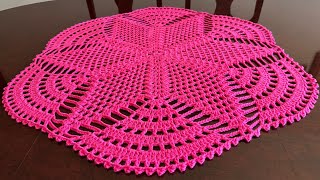 Hermoso Centro de Mesa a Crochet paso a paso🧶 [upl. by Atinod]