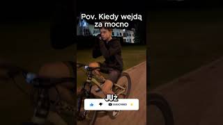 Pov Kiedy Garnki wejdą za mocno😅mtbstuntcyclingbmx bikelife pov automobile dirtbike biker [upl. by Chimene]