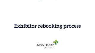 Arab Health 2024  Rebooking [upl. by Ybrek]