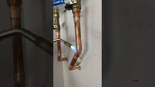 Time Lapse Installation of a Tankless Water Heater plumbing [upl. by Dranyar]