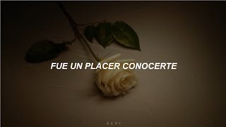 Fue un placer conocerte  Letra [upl. by Banebrudge294]