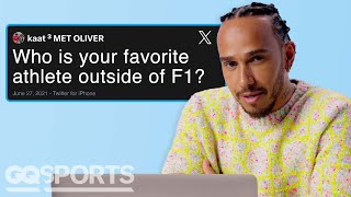 Lewis Hamilton Replies to Fans on the Internet  Actually Me  GQ Sports [upl. by Ycam241]