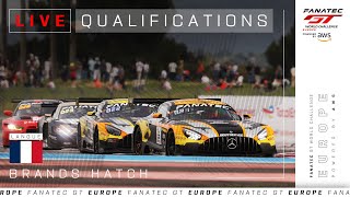 LIVE  Qualifications  Brands Hatch  Fanatec GT Europe 2024 Français [upl. by Atnahc294]