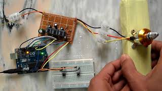 Sensorless brushless DC BLDC motor control with Arduino DIY ESC [upl. by Llevart148]